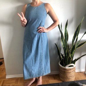 Vintage RARE Peace by Piece Jean Dress